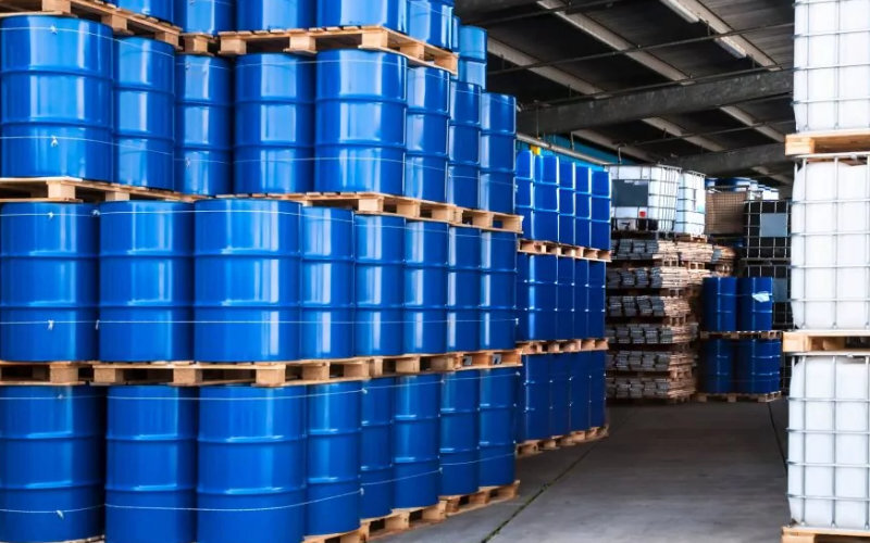 Over 20,000 drums storage capacity